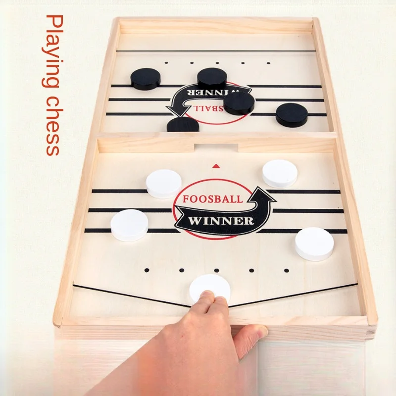 

Wooden Bouncing Chess Two Person Bouncing Parent-Child Interaction Children'S Wooden Battle Table Game Puzzle Toy