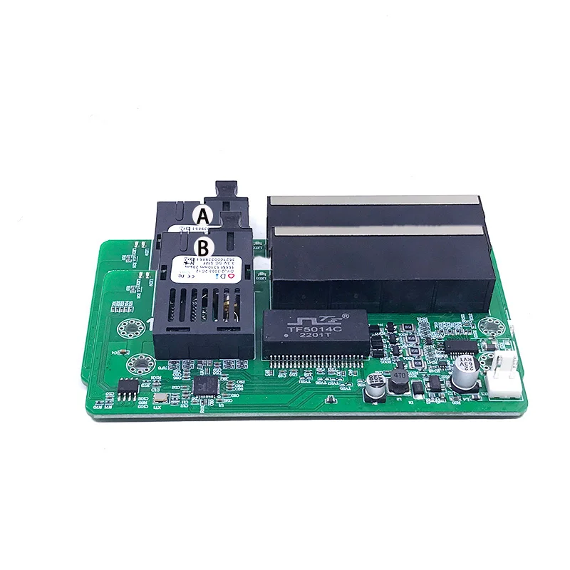 โปรโตคอลมาตรฐาน802.3AF/ที่48V POE OUT/48V Poe Switch 4 10/100 Mbps POE Poort; 1 10/100 Mbps SC 20KM Poe Switch