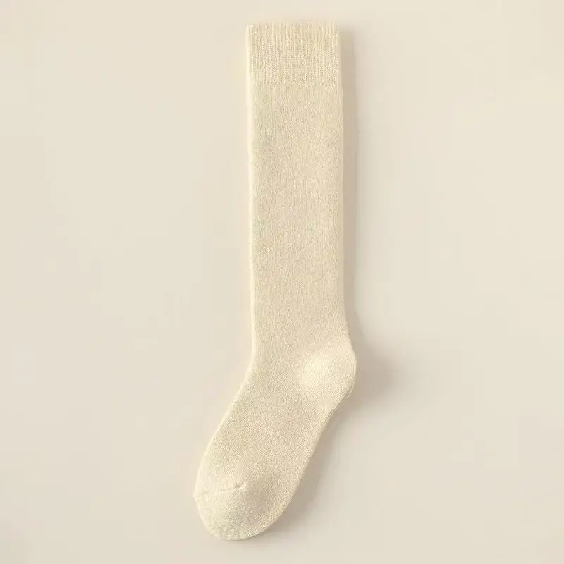 Fall/Winter Women's Classic Solid Color Leggings High-Waisted Socks Slimming and Versatile Christmas and New Year