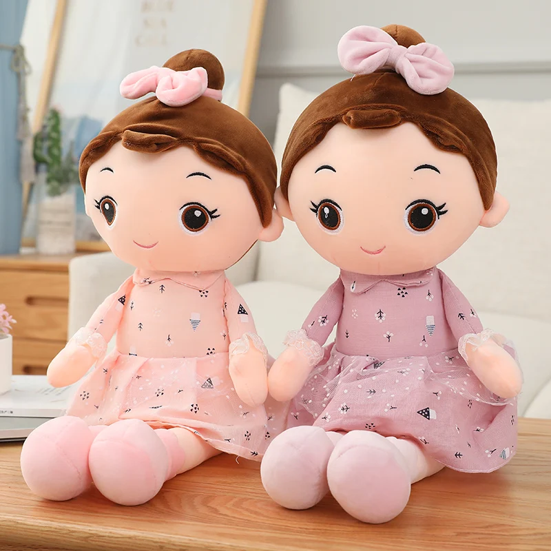 40 cm Kawaii Plüsch Mädchen Puppen mit Spitze Kleidung Weiche Angefüllte Puppen Schöne Plüsch Spielzeug Mädchen Spielzeug Kinder Geburtstag Valentinstag geschenk – Detail 10