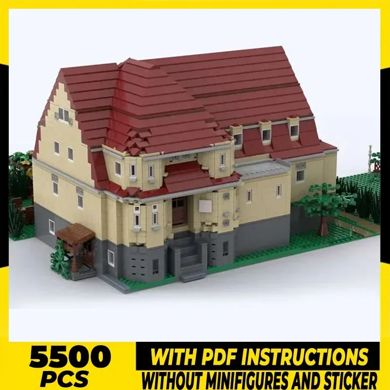 

Модель городской улицы City Street View: конструктор MOC, модульные блоки для молодежи, технологичные строительные наборы, подарки, рождественские игрушки, наборы для самостоятельной сборки