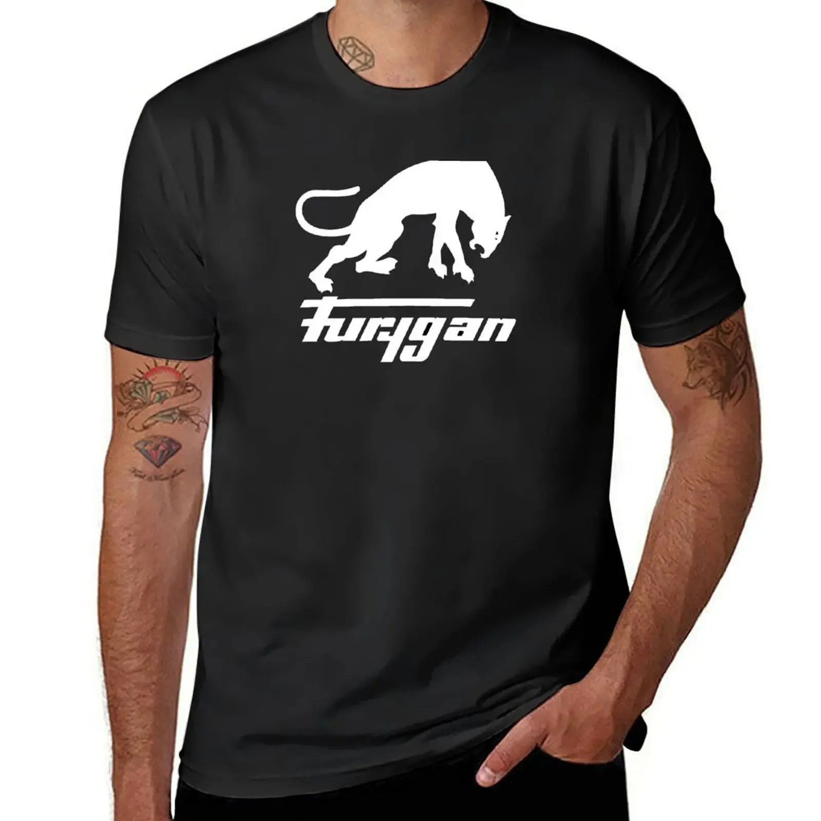 Furygan Racing Shirt, Sticker, Decal, Mask T-Shirt boys animal print plus size tops vintage Blouse T-shirts for men cotton