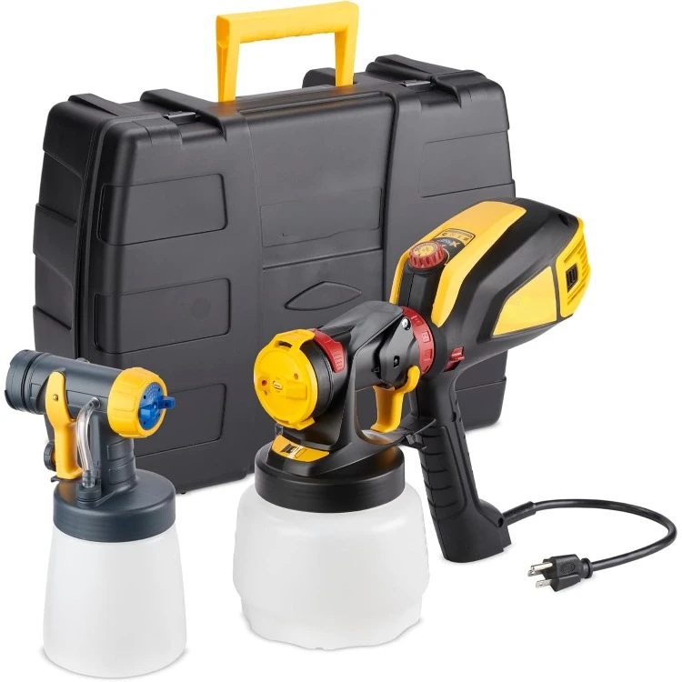 

02419307 FLEXiO 595 Handheld HVLP Paint Sprayer, Sprays Most Unthinned Latex, Includes Two Nozzles - iSpray & Detail Finish