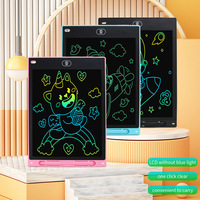 12 Inch LCD Electronic Drawing Board Tablet Writing Learning Pad for Children Portable Color Electric Graphic Art Tool Toys Kids