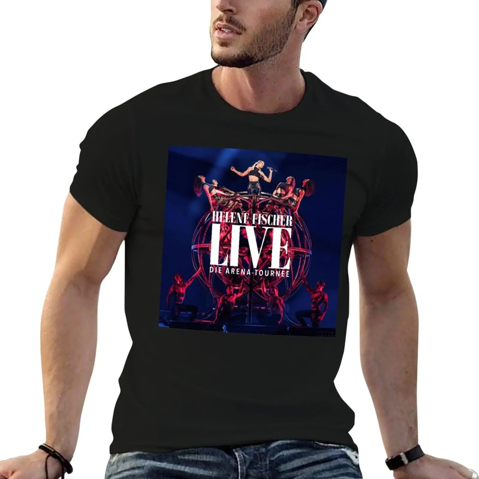 

Beautiful Model Helene Fischer Live Awesome For Movie Fans T-Shirt man graphic t shirt t shirts for man cotton funny T-Shirt