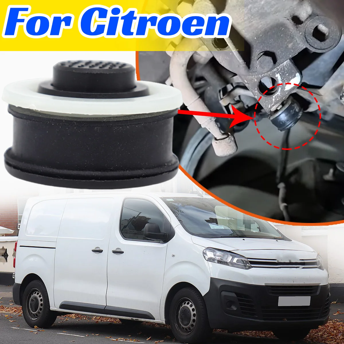 

For Citroen Jumpy Dispatch 1998-2006 Gear Shift Cable End Linkage Shifter Lever Selector Rod Connect Bushing Rod Pivoted Control