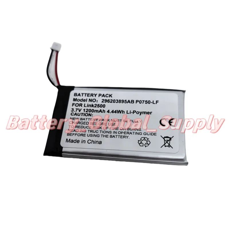 

For 296203895AB P0750-LF Link 2500 Terminal Battery 3.7V 1200mAh 1 PCS-