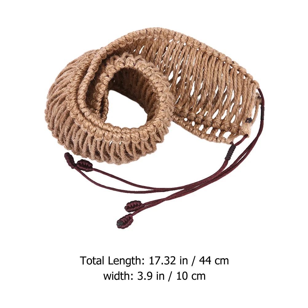 

1Pcs Ethereal Drum Rope Light Brown Handmade Wrapping Rope Decorative Practical Ethereal Drum Protector Accessory