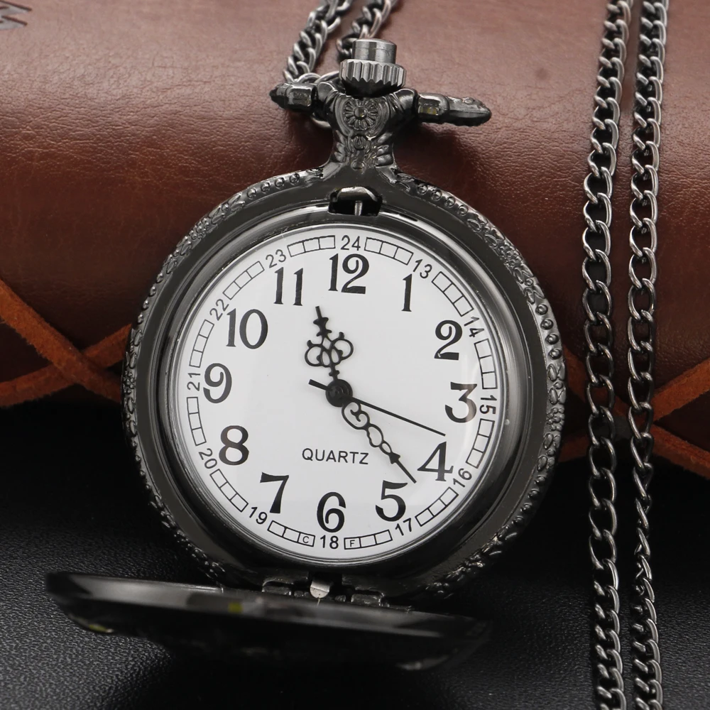 Orologio da taschino al quarzo con pietra preziosa del tempo dell'emblema del partito della stella repubblicana. Ciondolo per collana con articolo singolo, miglior regalo per uomini e donne