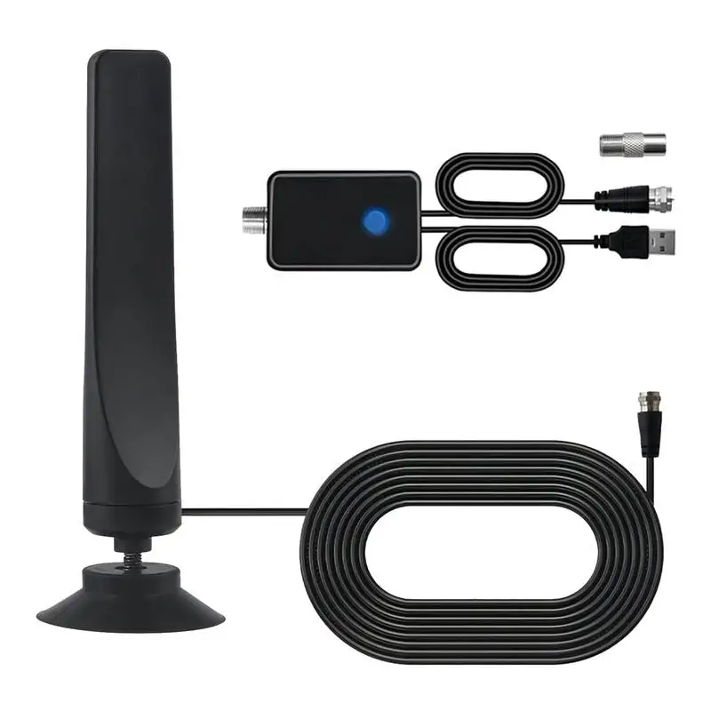 

TV Antenna With Amplifier 4K Antenna Set Digital TV Signal Booster Local Channels Long Range Reception TV Viewing Antenna For