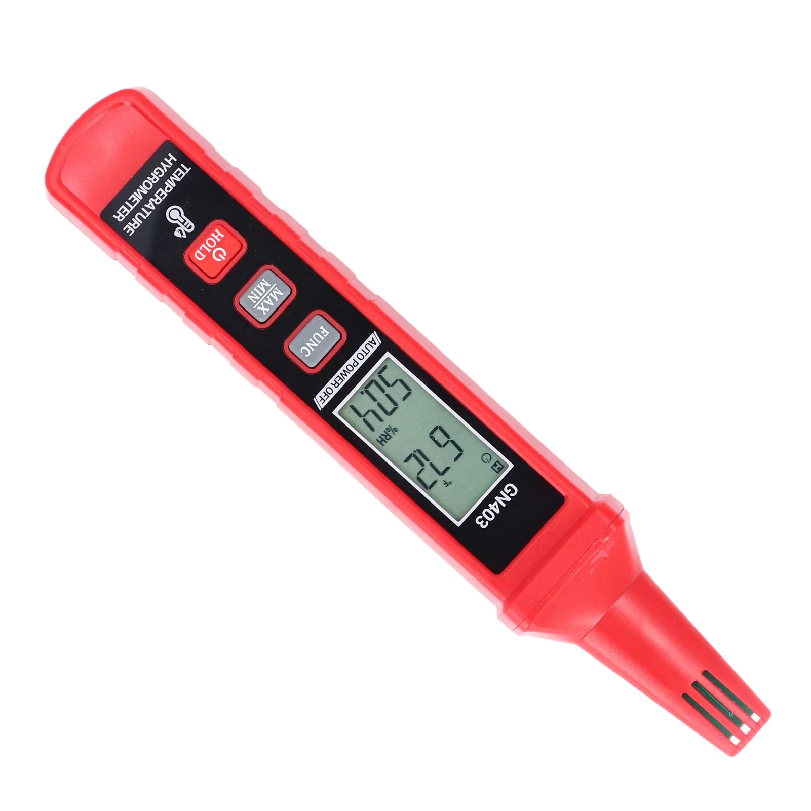 GN403 Digitales Temperatur- und Feuchtigkeitsmessgerät, industrielles, hochpräzises Innenthermometer, Feuchtigkeitsmessgerät, Temperatur- und Feuchtigkeitsmonitor