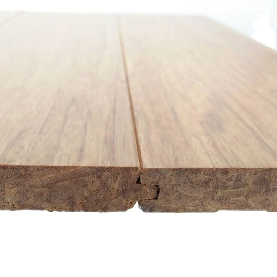High Compression Natural Carbonized Strand Woven Indoor Bamboo Flooring Durable Bamboo Flooring Tiles