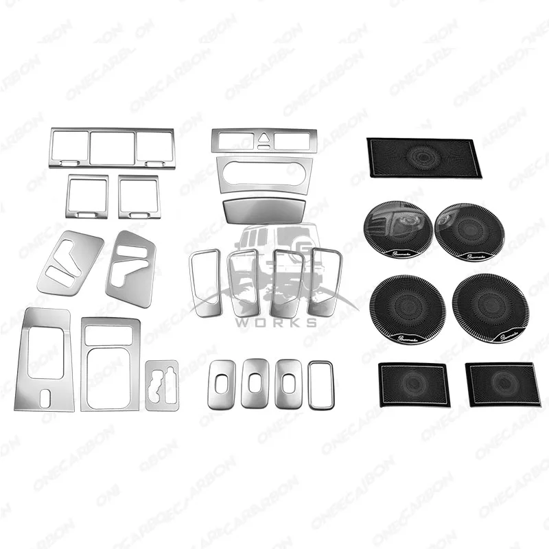 

Hot! class old to new interior decoration for W463 G63 G500 G55 G550 2006-2011y upgrade to W464 2019-2022 auto car interior kits