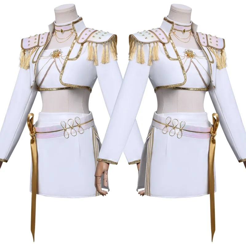 K-pop chasseurs de démons Zoey Rumi Mira Cosplay Costume perruques blanc uniforme jeu de rôle pour fête Halloween carnaval tenues
