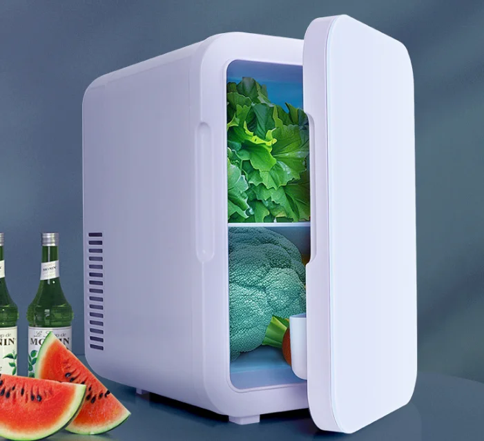4L/6L/8L MINI Glass Door Car Refrigerator Household Mini Energy-saving And Quiet Refrigerator Camping Portable Refrigerator