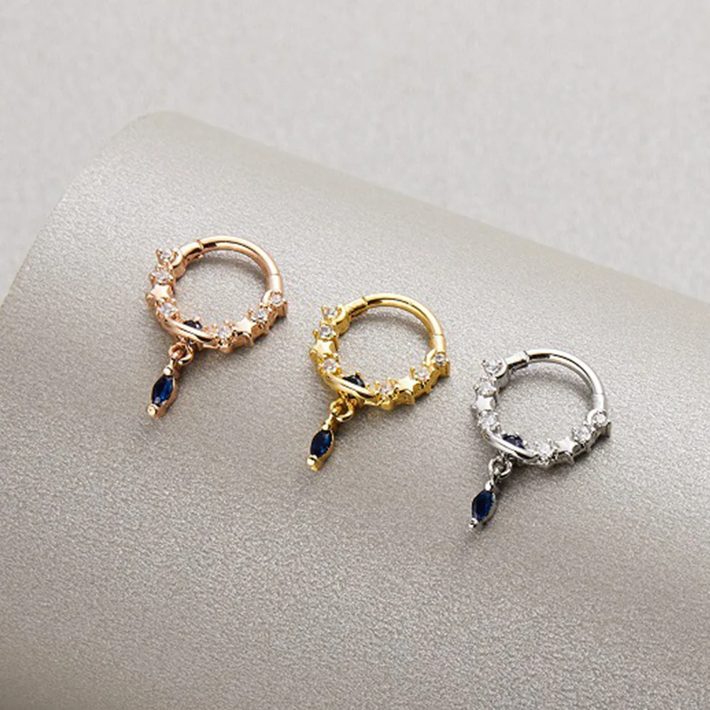 

Chic Titanium Steel Nose Hoop Nose Ring Women Jewelry Multi Purpose Cartilage Earring Piercing Stylish Decor Cartilage Earring