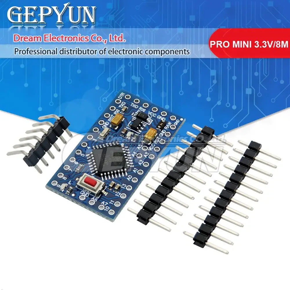 Pro Mini 3.3V/8M 5V/16M ATMEGA328P For Arduino Development Board Electronic Building Blocks
