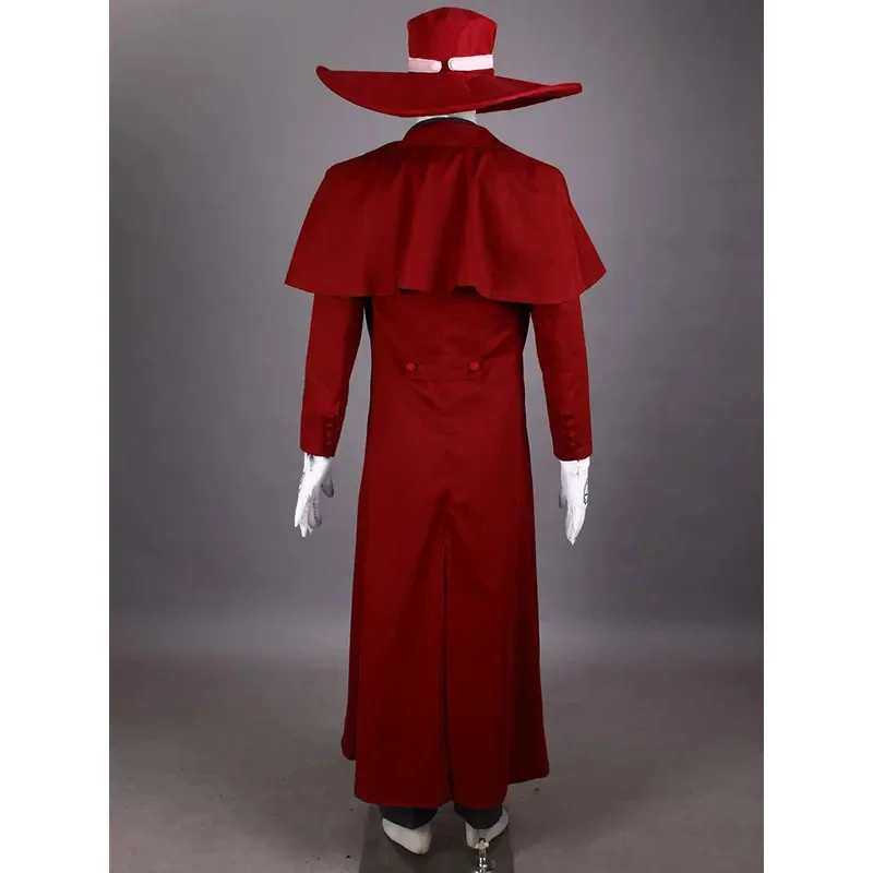 ชุดคอสเพลย์ลิลลี่ 123 นักล่าแวมไพร์ เฮลซิงก์ อัลคาร์ด ชุดเท่ห์สำหรับผู้ชาย เสื้อโค้ทยาวผ้าฝ้ายเนื้อดี ชุดคอสเพลย์ที่ดีที่สุด