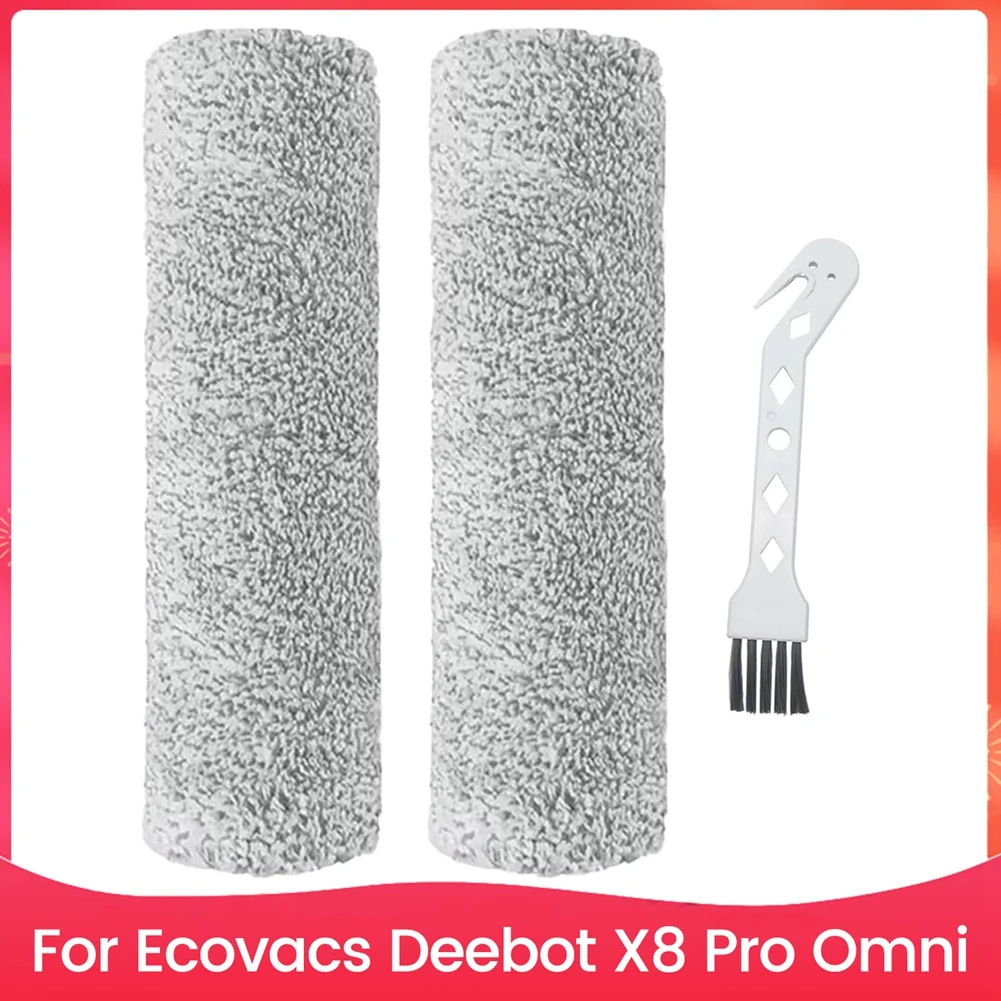 ABGP-For Ecovacs Deebot X8 Pro Omni Brush Rollers استبدال مجموعات ملحقات المكنسة الكهربائية