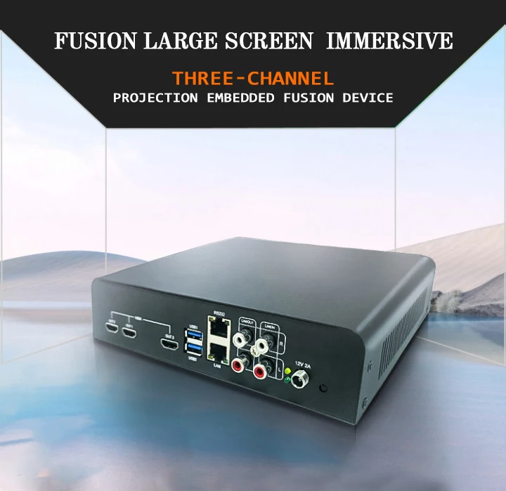 Hot Sale Bitvisus BIT-EPF-103 1 In 3 RS232 64G Support 3D 4K Multi Projection Fusion Server Professional Audio Video Lighting