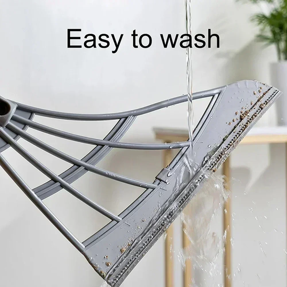 4PCS ซิลิโคน Scraper ไม้กวาด Magic Wiper High Place Glass Wiper Mop ในครัวเรือน Splicing ทําความสะอาดห้องน้ํา Sweeping Water