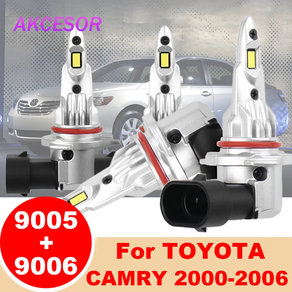 

Mini 9005 LED 9006 Car Headlight Bulbs HB3 HB4 High Low Beam 60W 6000LM Auto Lamp fit for TOYOTA CAMRY 2000-2006