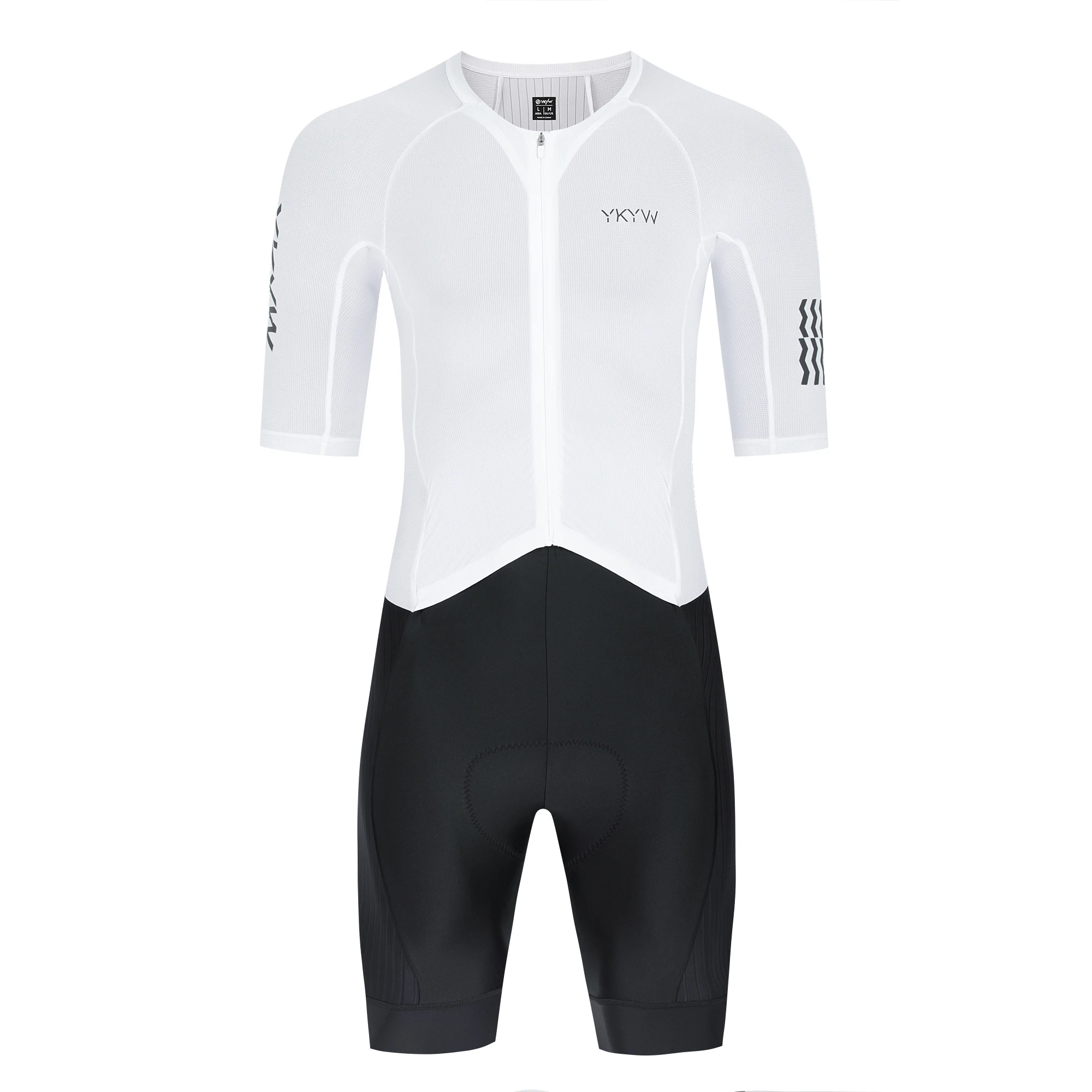 YKYWBIKE One-Piece Cycling Skinsuit Italy Interface Padded Aerodynamic Pro-Grade Elite Road Bike Set Bicycle Clothing Shorts image 3