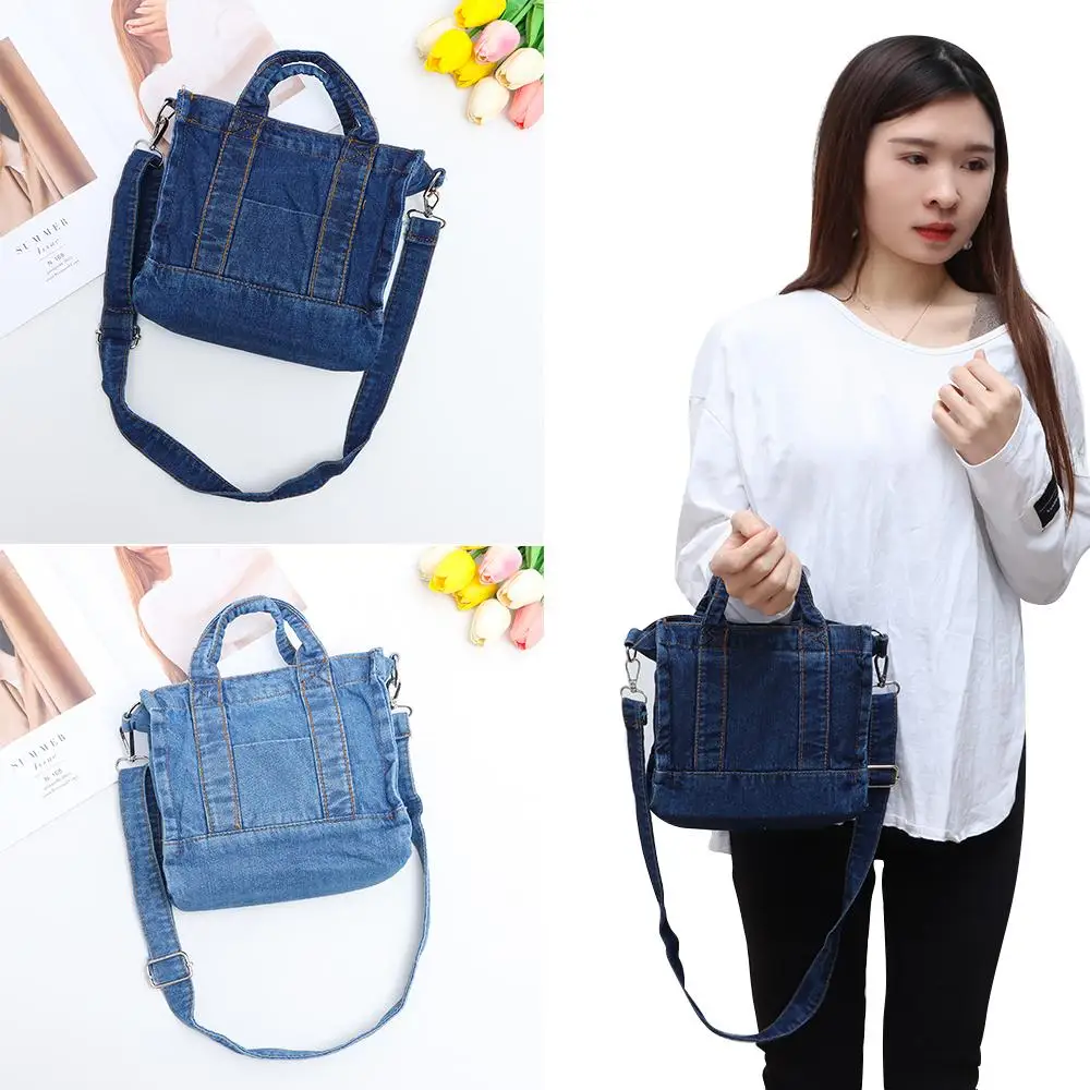 South Korea Summer Version Denim Bag Single Shoulder Crossbody Bag Japanese Style Chic Casual All-match Ladies Handbag Cloth Bag