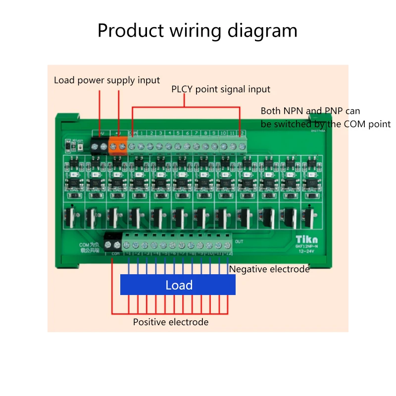 Contactless solid-state relay module, board control PLC, optocoupler isolation, DC signal output amplification board, transistor