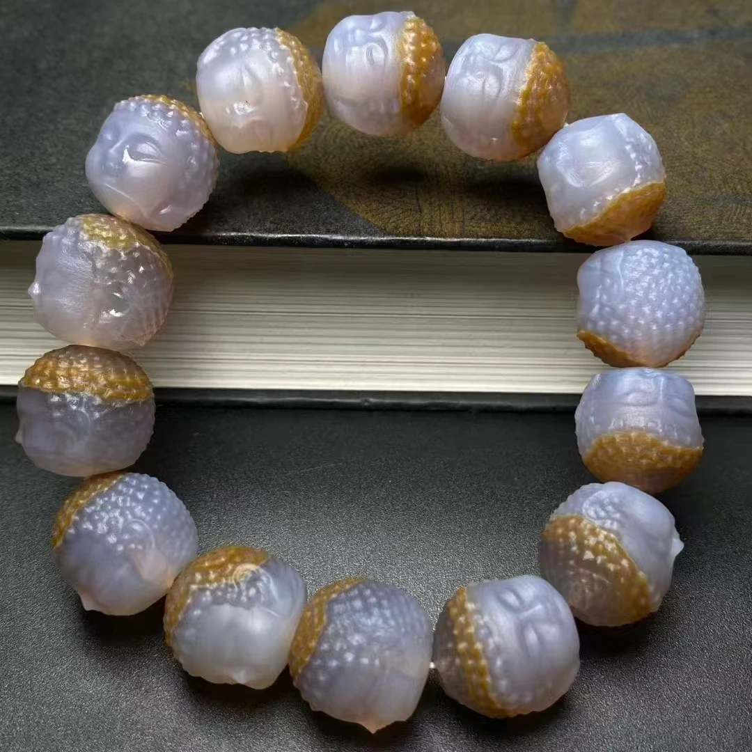 

Old Baby Buddha Bracelet Powerful Amulet Collectible Jewelry for women and men