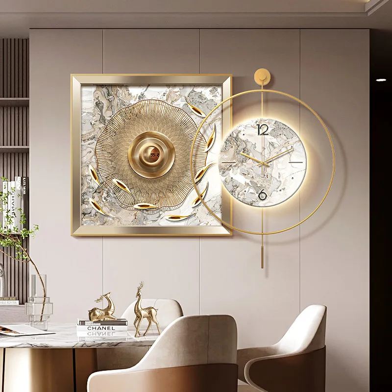 

Luxury Design Wall Clocks Aesthetic Modern Living Room Minimalist Wall Watch Fashion Luxury Reloj Pared Ornaments Home Decor