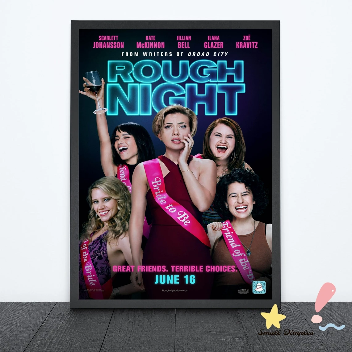Rough Night Movie Poster Canvas Art Print Home Decoration Wall Painting ( No Frame )