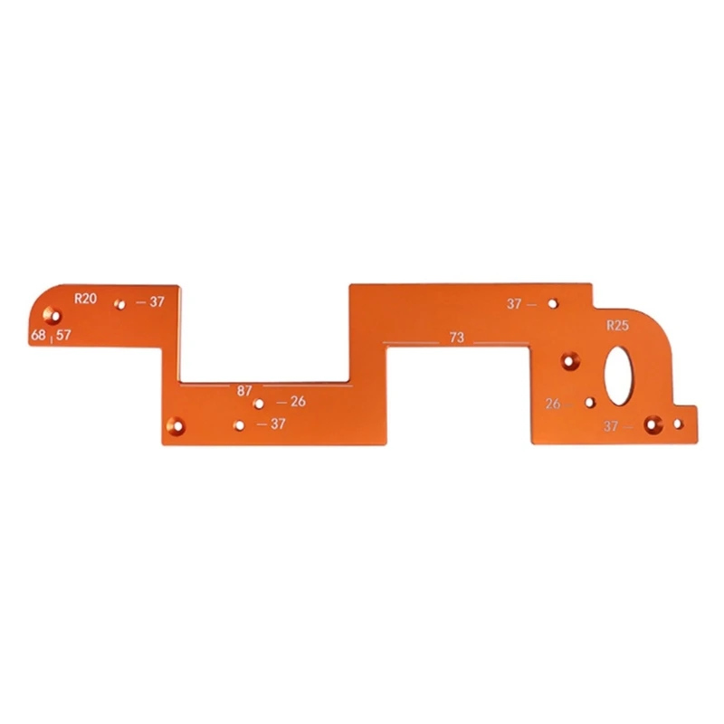 Molde recorte herramienta para forma a bordes aluminio, adecuado para materiales madera y plástico en del hogar,