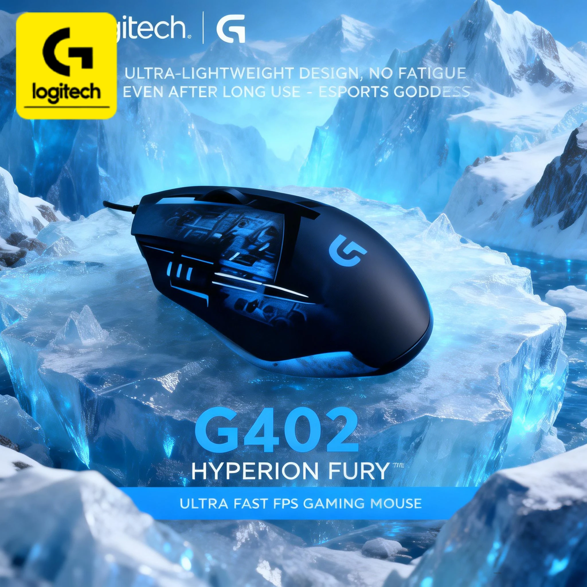 

8-key customizable macro, RGB vibrant backlighting, Logitech G402, ignite your gaming spirit