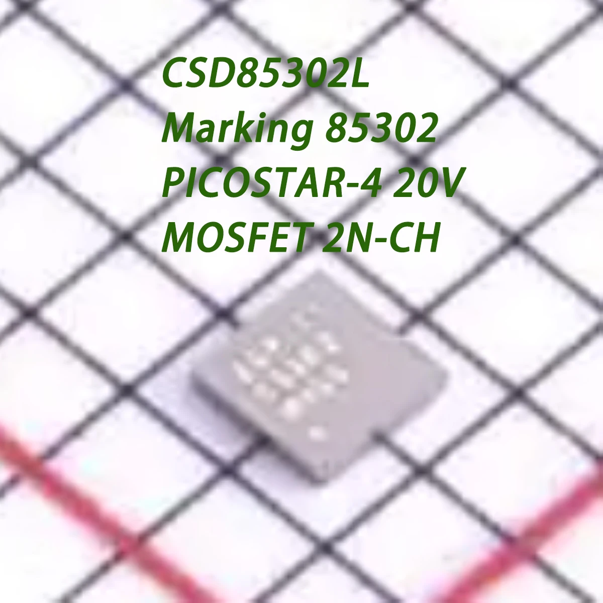 10PCS CSD85302L Marking 85302 PICOSTAR4 20V 7A 1.7W 18.7mΩ@6.5V 2N-CH Dual N-Channel NEW Original Field-Effect Transistor MOSFET