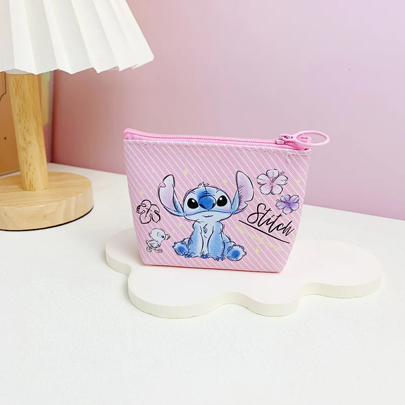 Disney Stitch กระเป๋าสตางค์ขนาดเล็กอะนิเมะ Lilo & Stitch น่ารัก Mini กระเป๋าสตางค์ผู้หญิงกระเป๋าเหรียญเด็กของขวัญเงินกระเป๋า