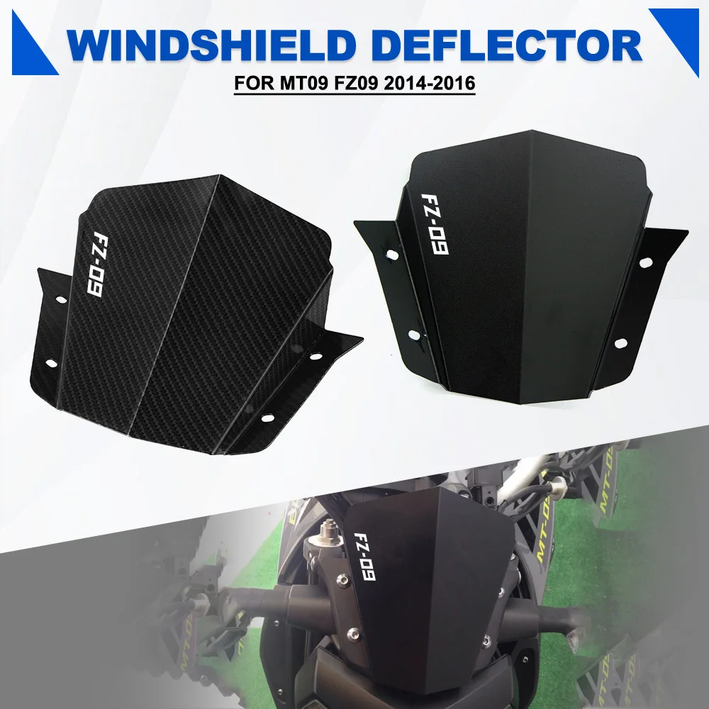 

MT09 FZ09 Motorcycle Accessories FOR YAMAHA MT 09 FZ 09 MT-09 FZ-09 Windshield WindDeflector Guard Windscreen Windproof Hood