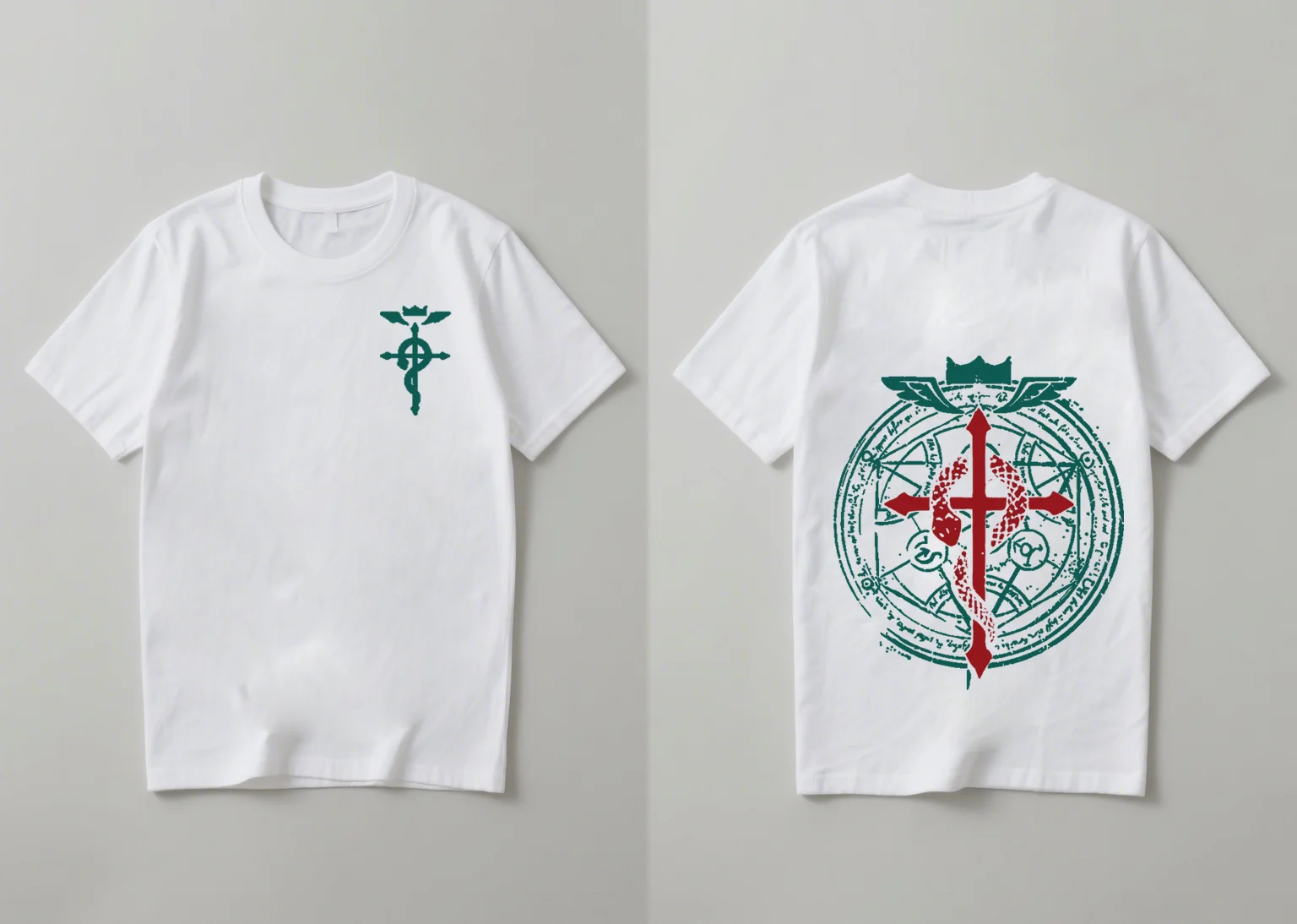 เสื้อเชิ้ตแขนสั้นพิมพ์ลายโซ่เหล็กขนาดใหญ่ทันสมัยและอินเทรนด์ปี 2025 สำหรับทั้งชายและหญิง มีความอเนกประสงค์และลำลอง