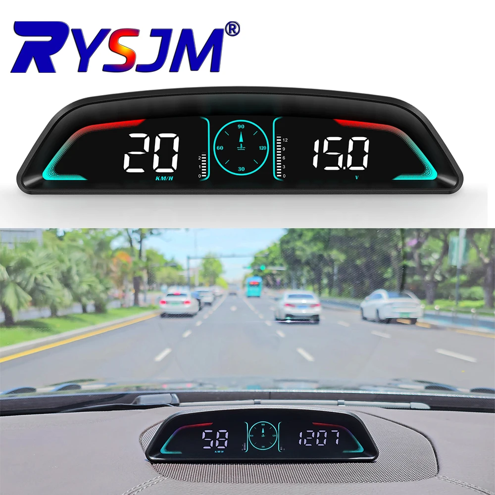 B3 Head Up Display For HUD Speedometer RPM OBD Smart Digital Overspeed Alarm Engine Fault Code Car Navigator Car Safely
