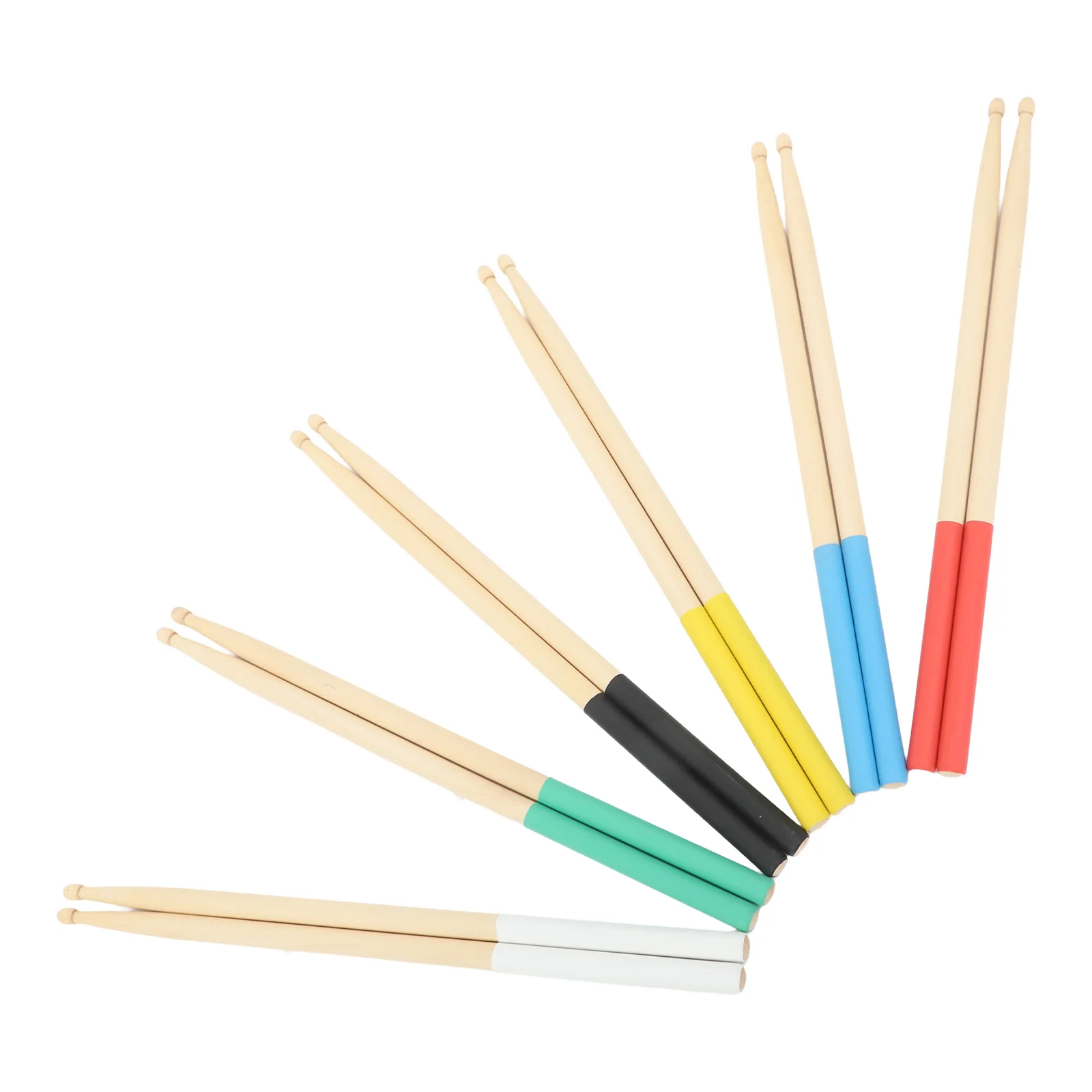 

6 Pairs Drum Stick Durable Drumsticks Hammer Wood Musical Instruments Classic Supply Practical Percussion Maple Tool Child