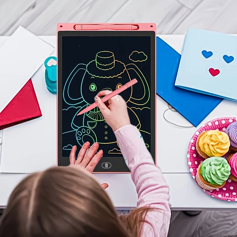 30 قطعة من أقراص الرسم LCD مقاس 8.5 بوصة أدوات الرسم السبورة السحرية أدوات الرسم والتعلم ألعاب تعليمية هدايا للأطفال
