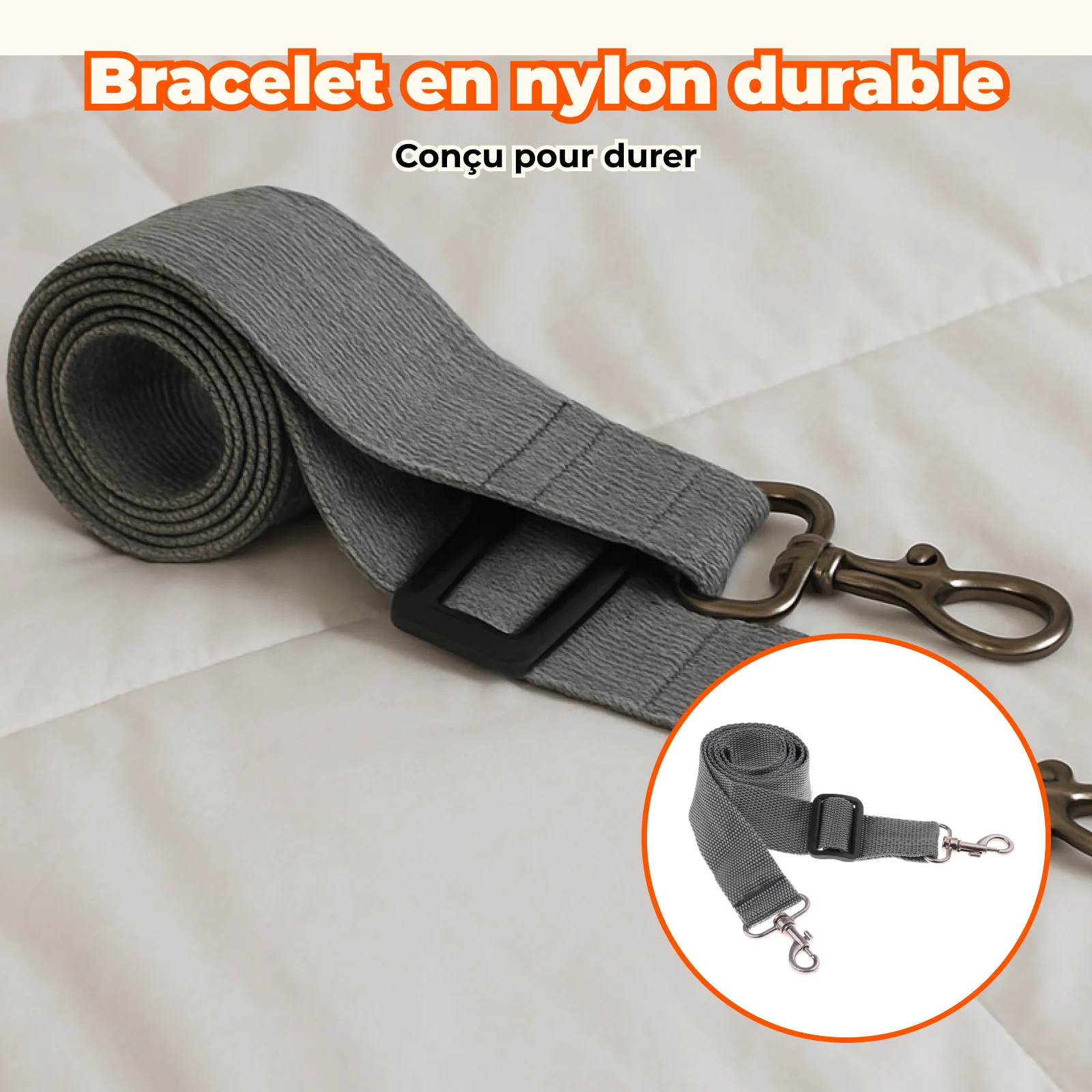 Adjustable Snare Drum Strap Nylon Percussion Instrument Accessory Drum Wrap Parade Marching for Bass Drum