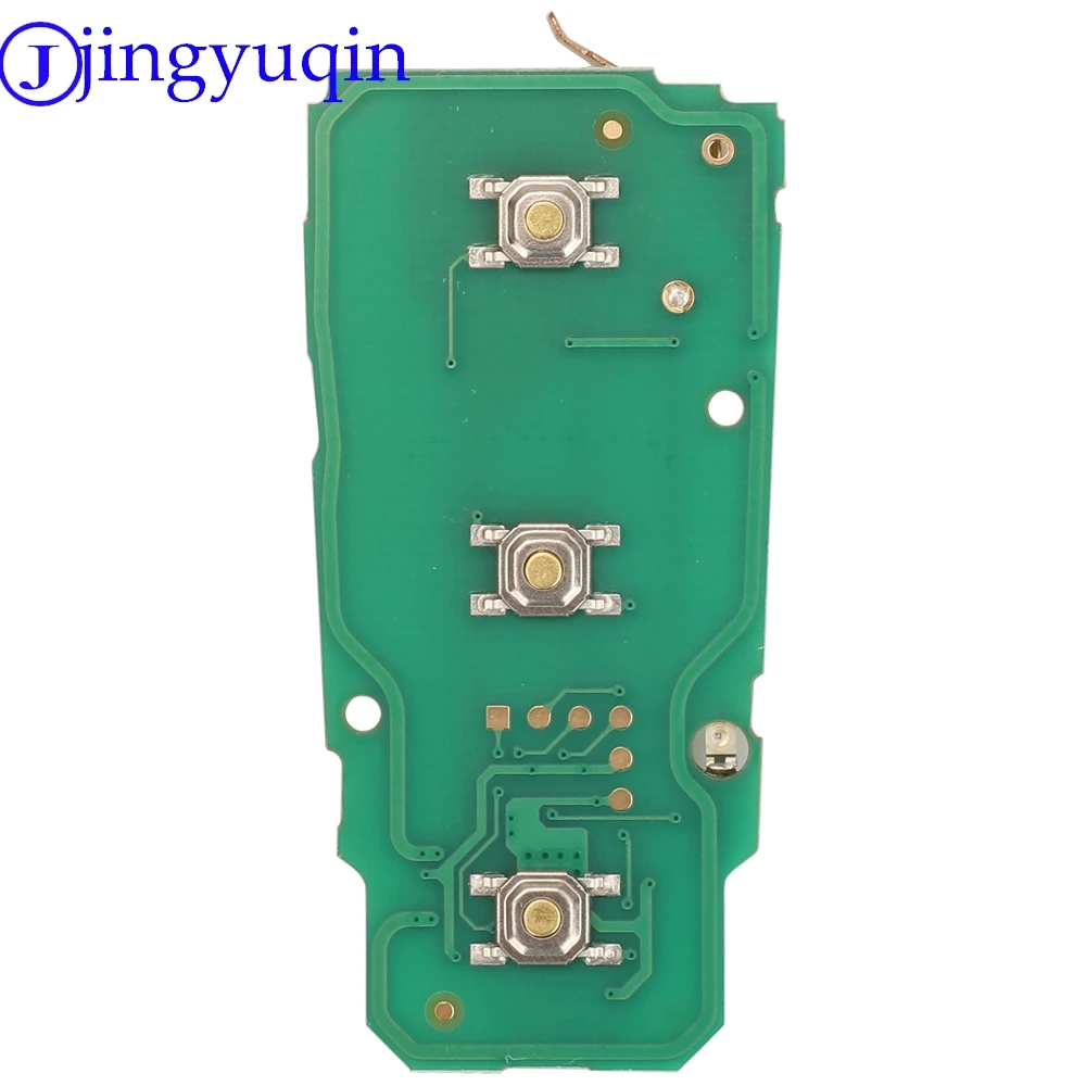 Jingyuqin 원격 엔트리 FOB ASK 3C0959752BA ID48 칩 원격 자동차 키 쉘 케이스 교체, VW 파사트 CC용 433Mhz
