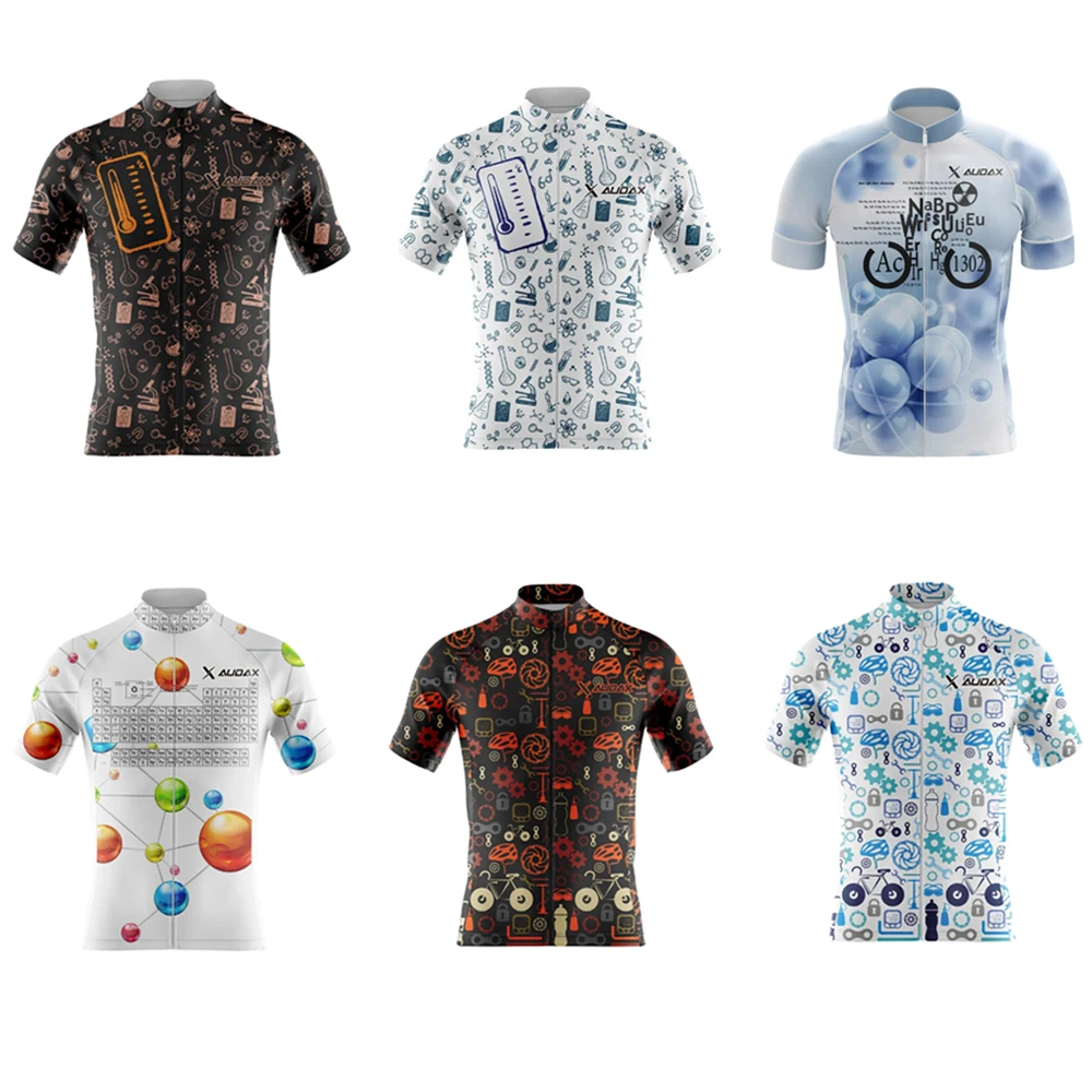 

AUDAX personalized trend outdoor cycling jersey quick drying sweat wicking bicycle top clothing mountain bike jersey