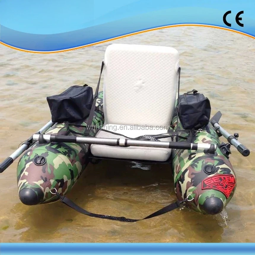 

Mini Small Belly Boat Inflatable Fly Fishing Boat Light Weight 150cm