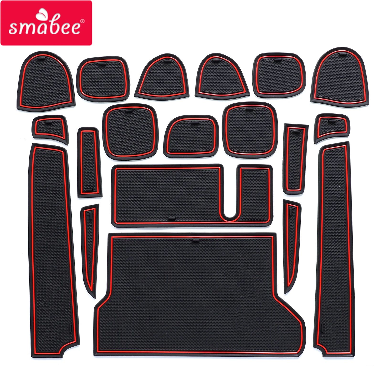 

Smabee Anti-Slip Gate Slot Mat for Toyota Sienta 2022 2023 Interior Accessories Rubber Coaster Cup Holders Non-slip mats Rubber