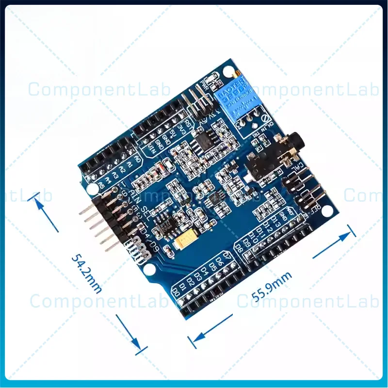 ECG EMG EKG SHIELD - Modulo Sensore Elettrico Muscolare EMG