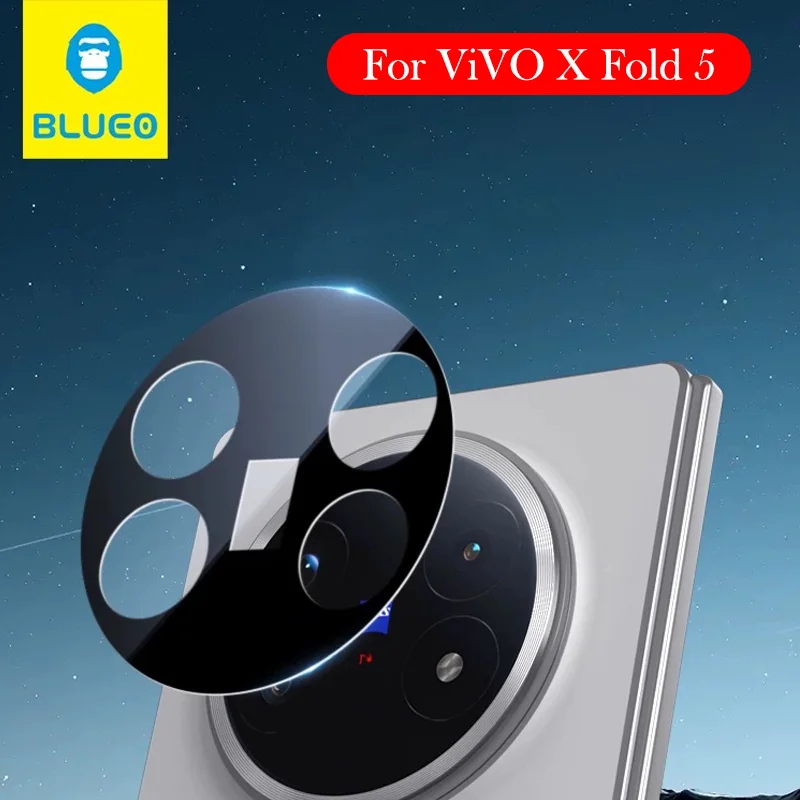 Blueo Camera Protection For ViVo X Fold 5 Lens Protective Glass for VIVO X FOLD 5 Full Cover Glass