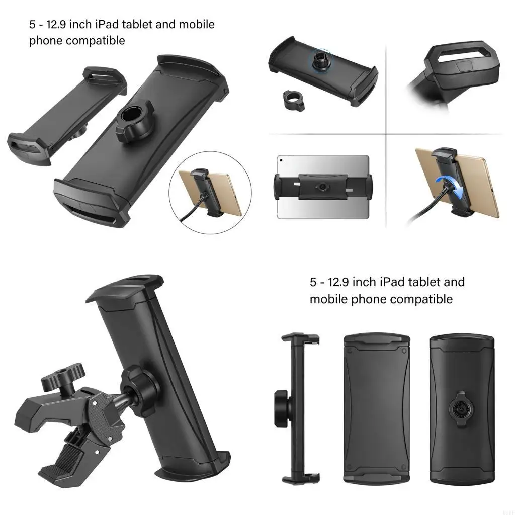 

896F Global Against Slip Phone Panel Owner with 360 Turn Accommodates 5 13 Foot Devices for Office Home Car Micr Stand
