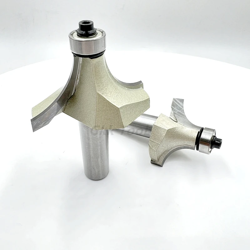 1/4 1/2 بوصة قواطع طحن الزاوية المستديرة مع تحمل أكثر من راوتر بت للخشب أداة نجارة حافة مستديرة المتقلب 6.35/12.7 مللي متر